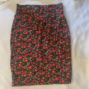 Floral LuLaRoe cassie skirt